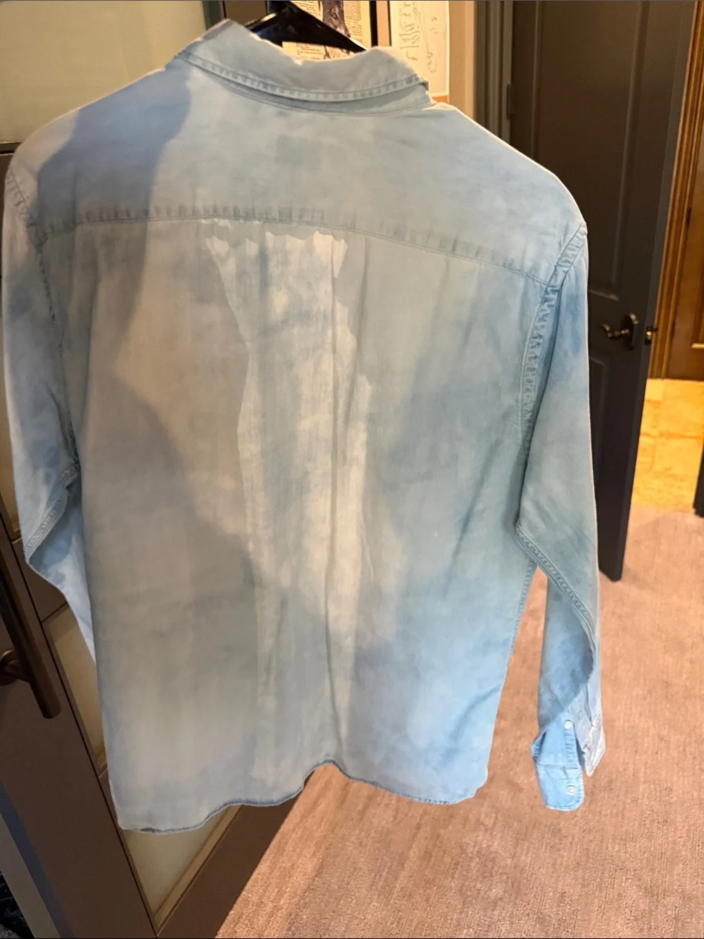 Levi's Light Blue Denim Button-Up Shirt